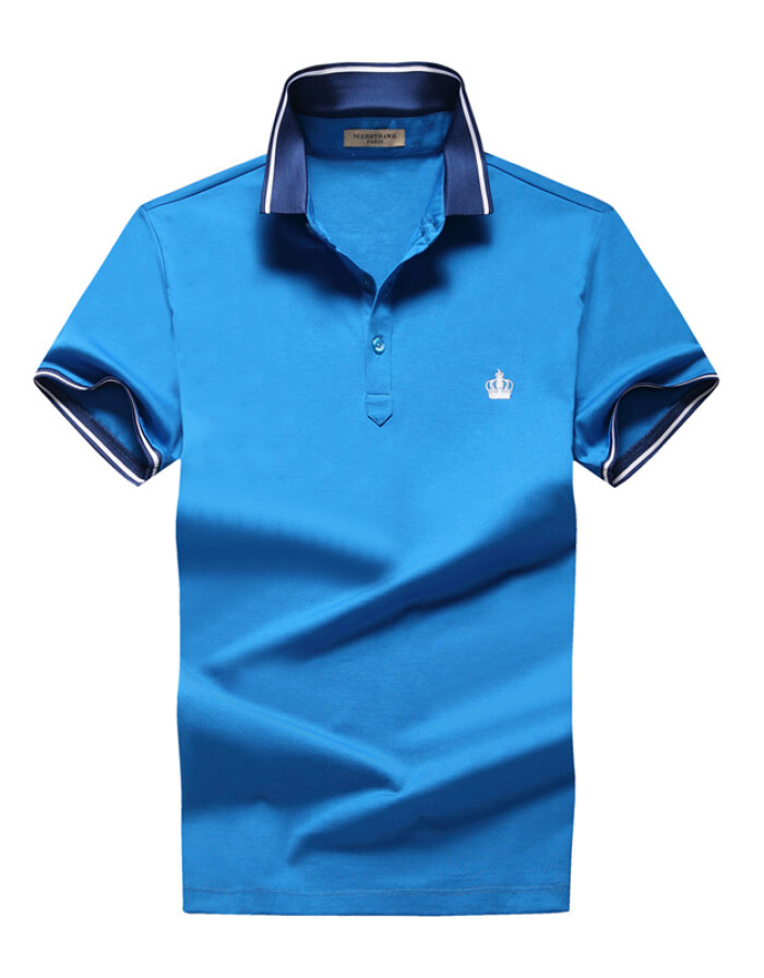 商务休闲新选择 圣比鹰翻领POLO衫的简约魅力